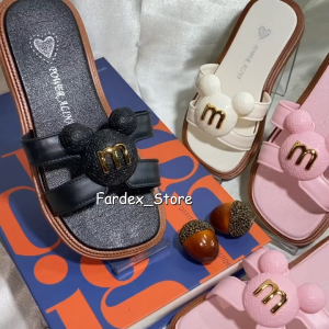 Sandal Slip-On Anak Cewek 24-35 Sendal Flat MickyMouse Empuk Ringan Nyaman dipakai