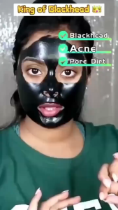 masker komedo ampuh angkat wajah komedo dan pori 60g 100% arang bambu aktif Bersihkan minyak Pori lebih rapat