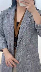 4335 LAZARDA PLAID BLAZER