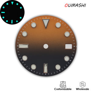 28.5mm Dial NH35/4R35 Dial Gradient Blue Luminous Refit Watch accessories Wholesale Watch dial