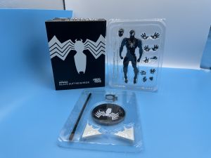 Bandai | Venom Black Set Spider Man Action Doll Joint Removable Collection Model Ornament Male Birthday Gift