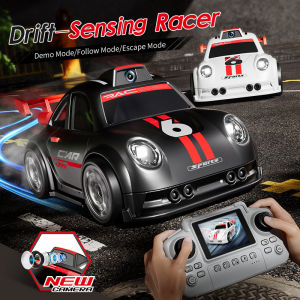 XMSJ | C6 RC Drift Car Dual Mode Lights Sound With Camera Screen Remote Control Cars Smart Induction Following Childrens Toys Gift