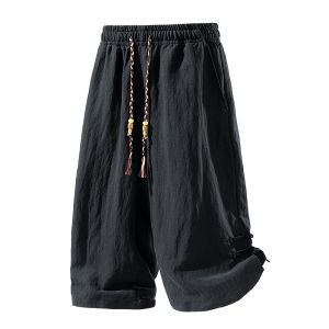 Mark Fairwhale | Lycocell Breathable Loose Fit Shorts Mens Capri Pants