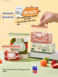 PAKCHOICE | Food-Grade Re-sealable Snack Bags
