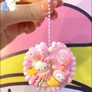 [YOLANDAY] ✨(NEW)685pcs DIY Gantungan Kunci Akrilik Guka Set Kartu Stiker Luca Kartun Guka Stiker Set DIY Keychain Set Lucu Mainan Anak Perempuan Hadiah Ulang Tahun