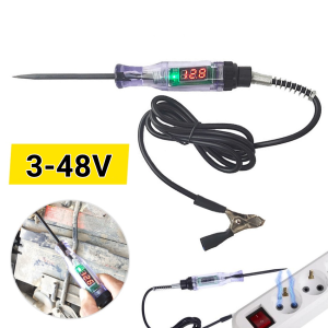 Tespen Dc Digital Motor Mobil Tes Sirkuit Tegangan 3-48V