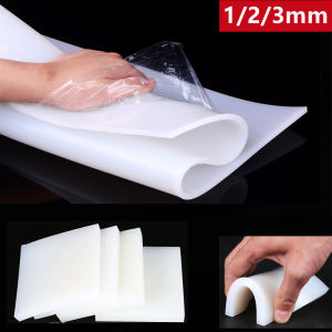 White Silicone Rubber Sheet 1/2/3mm Translucent Silicone Rubber No Peculiar Smell High Temperature Resistance Silicone Gasket