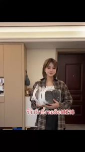 วิกกึ่งทอมือ วิกผมลอนยาว65cm ผมสวย เนียน เบาไม่หนักแถมแผ่นกาว 3แผ่น