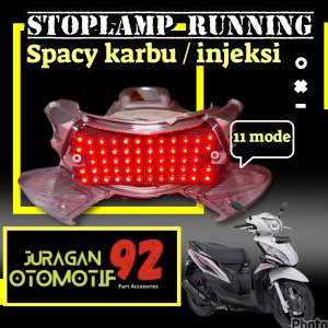 Stoplamp running spacy karbu / injeksi 11 mode