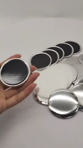 100Pcs 25/32/37/44/58mm Refrigerator Magnet Soft magnetic DIY Badge Button Blank Raw Material button
