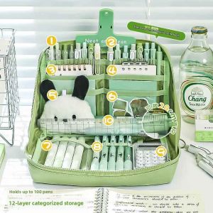 HANXIUYU | Large Capacity 12-layer Pencil Case