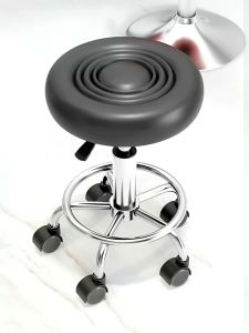 Ghế xoay 360 độ nâng hạ dùng trong spa phun xăm thẩm mỹ ghế đôn hơi chân mâm vành rộng - Có thể điều chỉnh nâng hạ