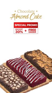 Kue Choco Nutty Banana & Dark Chocolate Almond