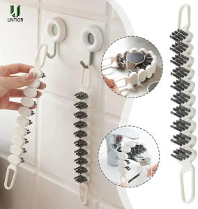 แปรงทำความสะอาดร่อง UNTIOR แบบโค้งงอได้ ใช้ทำความสะอาดอเนกประสงค์สำหรับบ้าน ครัวห้องน้ำ ช่องหน้าต่าง