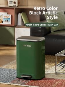 MR.Bin | Retro Green Household Trash Can