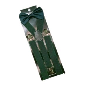 Kids size Suspender with Bowtie 2in1 - Available in Various Colors and Designs for Stylish Kids Wear
