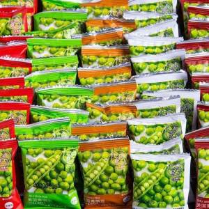Crispy Delightful Ready-to-Eat Green Peas Small Packaged Snacks