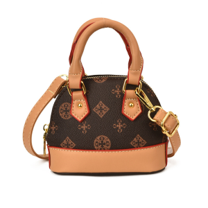 Versatile Mini Shoulder Bag with Vintage Print