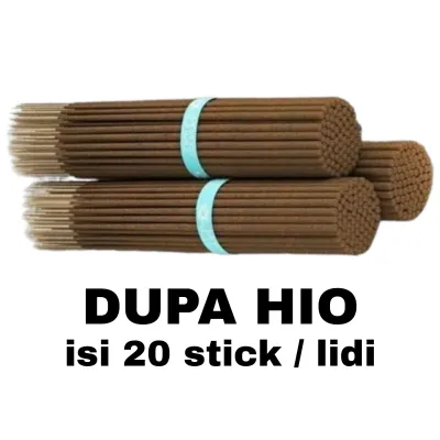 Dupa / Hio Arab (ISI 20 STICK) Model Lidi Panjang 18 CM Kasturi Gaharu Oud Agarwood Aromaterapi Isi 20 Stick