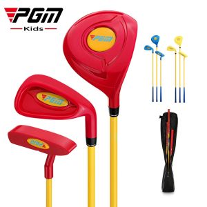 PGM 2-5 Years Old Kids Golf Club Set Childrens Boy Girl Beginners Golf Training Wood Iron Swing Putter Bag Gift JRTG011