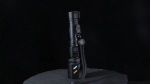 Asafee Highlight 30W LED Camping Flashlight 1880 Outdoor Telescopic Zoom Flashlight 1200LM Portable 5 modes Work Light 18650/26650 Battery Rechargeable IPX4 Waterproof Adventure  emergency light