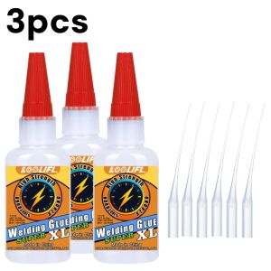 LOOLIFL | Keo Hàn Siêu Chắc 50g Cyanoacrylate Keo Dán Tức Thì Khô Trong 15 Giây Chống Thấm Dẻo Dai Dùng Để Sửa Chữa Dán Kết Dính Cung Tên.
