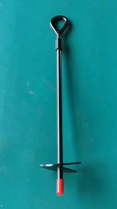 Jangkar Tanah Pasak & Tenda Luar Ruangan Dengan Mata Bor Penggali Tanah