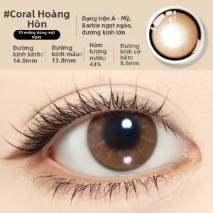 HITOMI | Mắt Kính Hằng Ngày Thoải Mái Dưỡng Ẩm 10 Cái