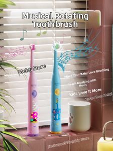 JIUSHANMEI | Music Playing Automatic Soft Bristles Kids Electric Toothbrush