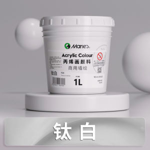 Maries Professional Acrylic Paint Titanium White Waterproof Sunproof for Wall Painting Graffiti Childrens Stone Painting Materials