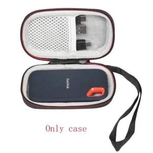 Hard Case for SanDisk PSSD /E30 /E60 / E61 250GB / 500GB / 1TB / 2TB Extreme Portable SSD SDSSD Carrying Storage Bag (Only Case)