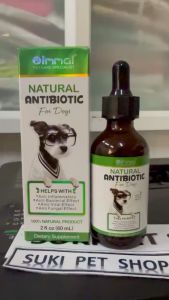 NATURAL ANTIBIOTIC - (60ml) - THỰC PHẨM HỖ TRỢ GIẢM VIÊM GIẢM NẤM TỪ GIẤM TÁO VÀ BỘT TỎI CHO CHÓ