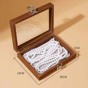 MEIRENZHAN | Walnut Wood Color Jewelry Storage Box
