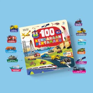 Buku Cerita Anak Boardbook My First Book 100 Kendaraan Pertamaku Ziyad