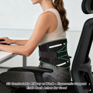 Lower Back Support for Men Women Lightweight Lumbar Support with 3D Pad Breathable Support Belt for Herniated Disc Sciatica