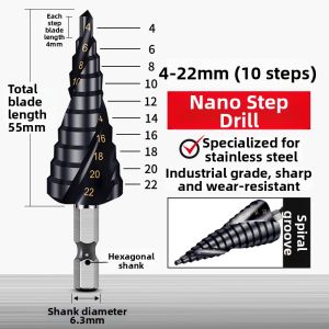 SONGQI | High Hardness Stainless Steel Step Drill Bit