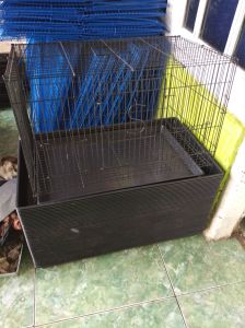 KANDANG LIPAT P45 L30 T30 KUCING KELINCI BURUNG LOVEBIRD ANJING AYAM PREMIUM MURAH
