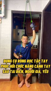 Ròng Rọc Tập Tay Sau Tai Biến Dụng Cụ Tập Kéo Cơ Cánh Tay Phục Hồi Chức Năng