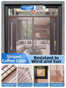 Watthour | New High-end Insect-Proof Door Curtain Diamond Wire Mesh