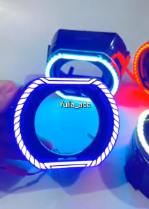 Lampu Shroud Biled 2.5 Inch Projector Biled Shroud Black Series Motif RGB Vortex Edition