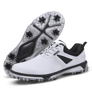 High-Quality Genuine Leather Golf Shoes for Men Waterproof Outdoor Casual Sports Shoes Large Size Shoe Comfortable Normal Foot