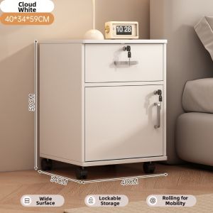 ZHUOHE | Under-table Drawer A4 File Storage Cabinet