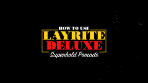 Layrite Deluxe Superhold Pomade - Medium Shine | High Hold | Water Soluble