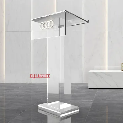 High-end Acrylic Award Podium Simple Host Podium