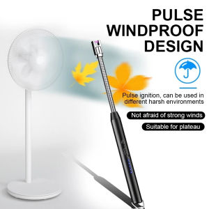 Windproof flameless lighter Rechargeable candle lighter Arc lighter USB rechargeable candle lighter