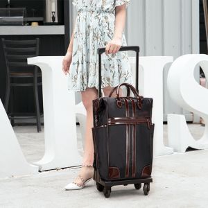 กระเป๋าเดินทาง Swany พร้อมเก้าอี้พับ ล้อแบบหมุนได้ 20 นิ้ว กระเป๋าเดินทางแบบสั้นสำหรับเดินทางด้วยรถสองแถว กระเป๋าเดินทางสำหรับเด็กและเยาวชน