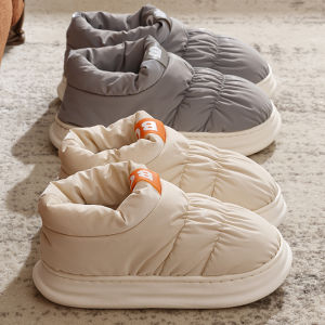 Dép Bông Lông Vũ Chống Thấm Nước Mùa Đông Cho Nữ Dép Bông Lông Vũ Đế Dày Chống Trượt Cho Nam Và Nữ Dùng Trong Nhà