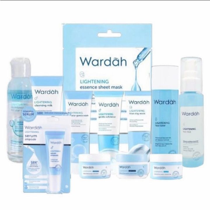[FREE GIFT] Sepaket Wardah Lightening Series| Paket wardah Lengkap dan murah