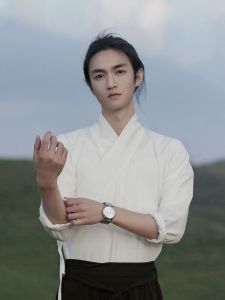 Original Design Innerwear Shirt Mens Womens Han Elements White Long Sleeve Standard Fit Daily Wear Four Seasons Concept New Idea