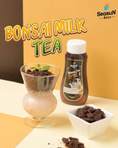 ไซรัปหญ้าหวาน สูตร KETO กลิ่นชาไต้หวัน ตราสีสรร ขนาด 320 ml